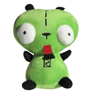 Nickelodeon Invader Zim 9" Plush Stuffed Dog Suit Gir Great Cond Rare